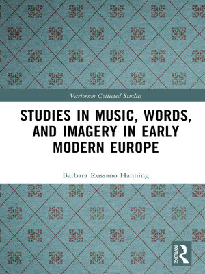 cover image of Studies in Music, Words, and Imagery in Early Modern Europe